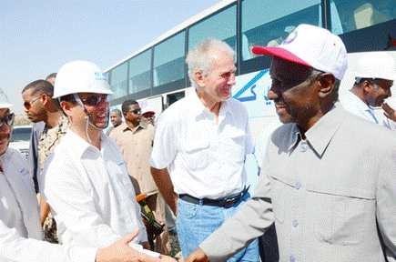 Sudanese Vice President Inspects Atbara Stream Hydro Project