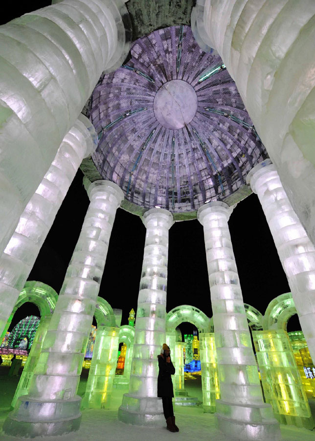 29th Harbin International Ice and Snow Festival Harbin Int'l Ice and Snow Festival kicks off
