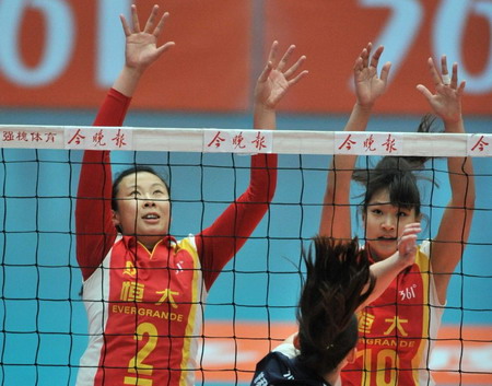 天津3:0恒大 單局驚現(xiàn)25:9