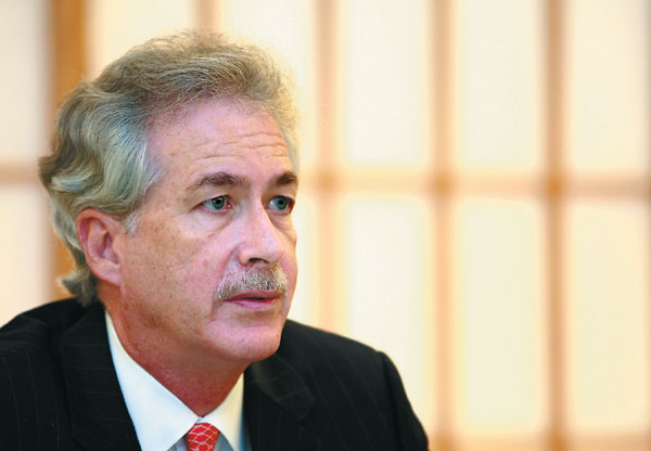 US Deputy Secretary of State William Burns in Tokyo on Monday for discussions with Japanese Foreign Minister Koichiro Gemba. Yuriko Nakao / Reuters US, Japanese officials hold discussion on islands row