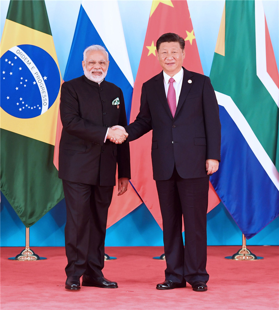 President Xi hosts leaders of BRICS countries in Xiamen